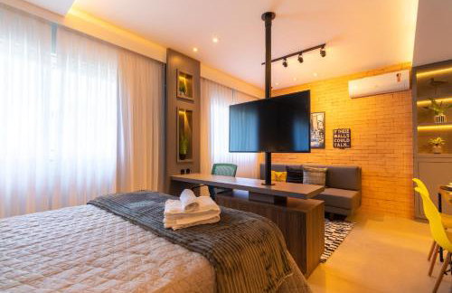 Luxuoso Apto Em Frente Ao Shopping Curitiba - Piscina, Academia e Sauna - Foto 16