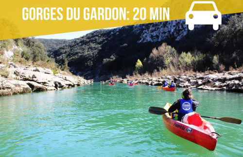 Ulysse, Appartement Spacieux au Centre Historique d'Uzès en rez-de-chaussée avec extérieur, proche parking des Marroniers - Foto 28