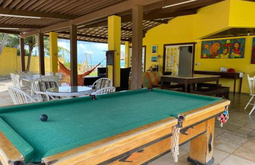 Casa à Beira Mar, piscina e 4 suítes na praia de Ipioca-Maceió-AL - Vila Ipioca - Foto 47