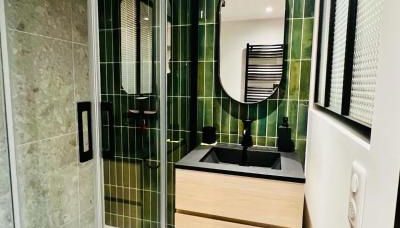 Superbe studio neuf & design - 20 min Versailles - Foto 5, Shower