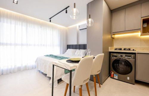 Estúdio Moderno no City House - Área de lazer com vista 360º e Piscina - Foto 81