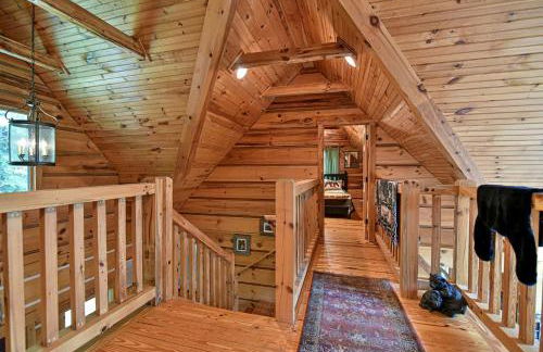 Stunning Mountain Cabin with Hot Tub and Game Room Near Asheville in Old Fort, NC - Foto 18