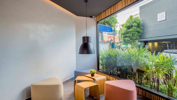 Zona de estar del vestíbulo