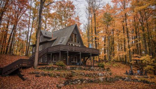 Cozy A-FrameKing BedSkiFire PitSchuss - Foto 1