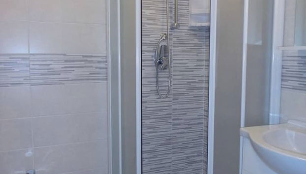 Duche na casa de banho