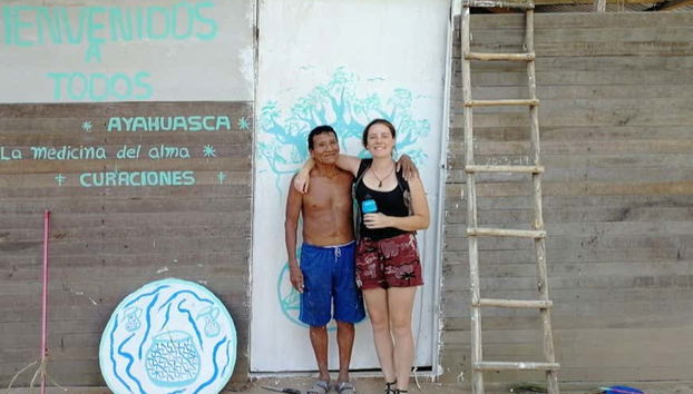 Cartel de bienvenida al retiro