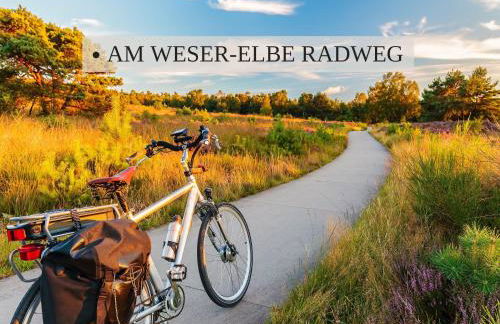 Haus Krabbe Apartments, zentral gelegen zwischen Bremerhaven und Cuxhaven, Hunde kostenfrei willkommen, hauseigene kostenfreie Parkplätze, Unterstellmöglichkeit für Fahrräder und E-Bikes - Foto 25