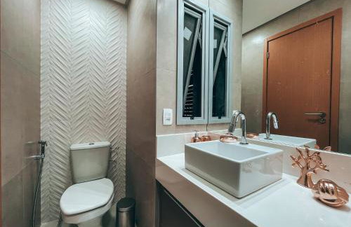 Apartamento com Piscina na Cobertura e Vista Panoramica do Mar da PRAIA GRANDE - Foto 18