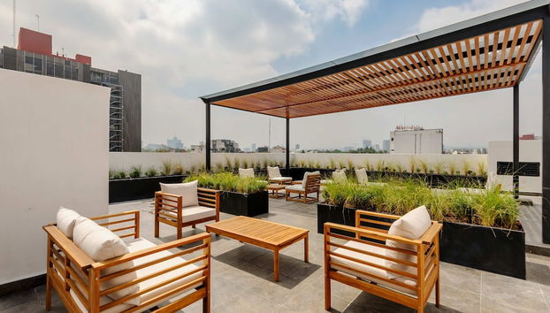 w Dazzling Loft w Great Balcony in Colima - Foto 3, Habitación