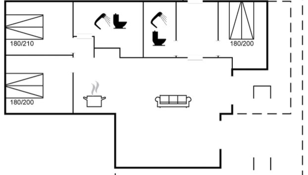 "Gotliebe" - 750m from the sea - Foto 2, Floorplan