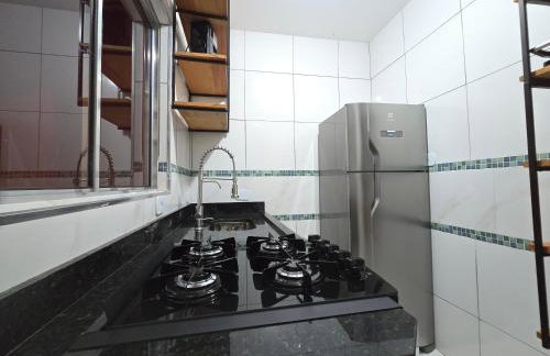 Casa Ubatubana II, em Praia do Sapê - Ar condicionado, cozinha completa e Wi-Fi - Foto 17