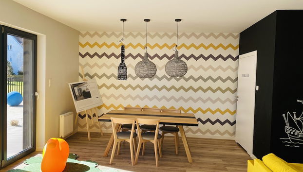 Zona de estar del vestíbulo