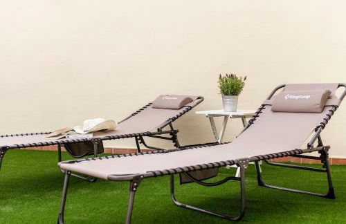 Ático con terraza-solárium y piscina 4-6 personas WIFI A/C - Foto 23