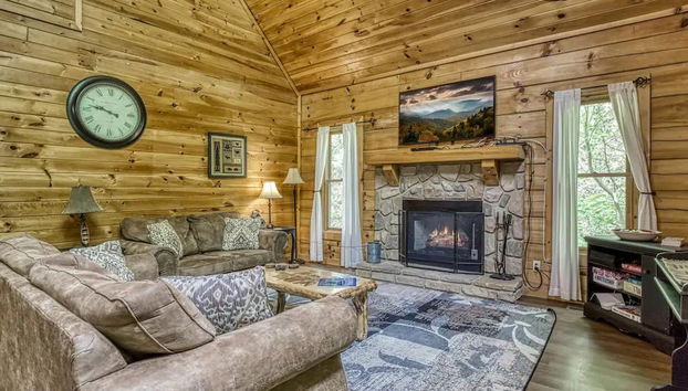 Lake Mountain Cabin w Pool Game Room Hot Tub - Foto 5, Habitación