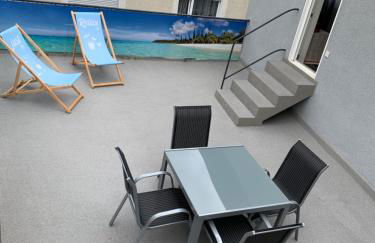 Schönes Apartment Terrasse 2P. Stadtnah Würzburg WLAN - Foto 7