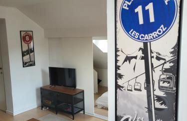 Duplex les Myrtilles LES CARROZ centre station - Photo 2