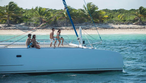 Prêt à sauter dans les eaux cristallines de Cayo Coco