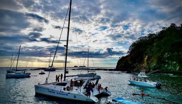 Embarcación durante la actividad