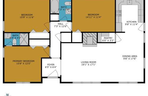 Cater Cove - private pool 1 mile to beach quiet - Foto 25