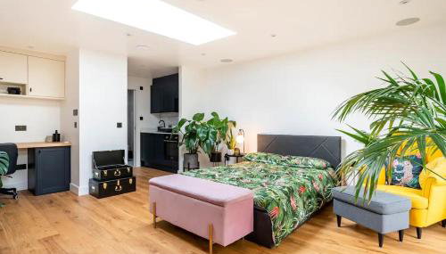 Modern Studio with parking in shared garden - Foto 5