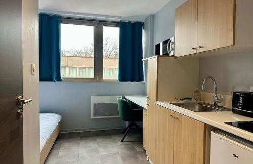 Studio 69 Rénové et Équipé - Nancy CHRU,CESI,FAC - Foto 11