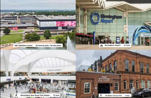 Warstone Suite-Luxury 2-Bedroom Flat, Parking, WiFi, Netflix, Central Location - Foto 5