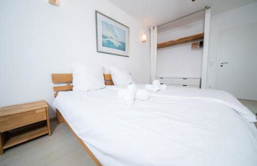 Rheinblick7 Neuss - Spektakulärer Blick auf die Düsseldorfer Skyline - Ruhig Modern Privatparkplatz Aufzug - Top Anbindung an Messe Flughafen Hauptbahnhof - Foto 55