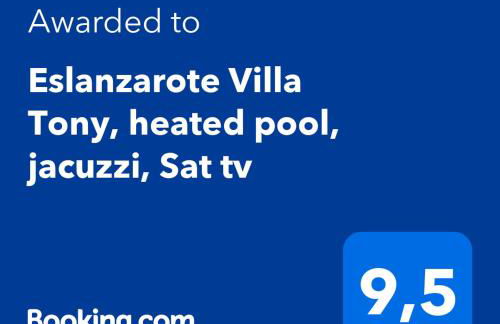 Eslanzarote Eco Villa Tony, heated pool, jacuzzi, Sat tv, Super wifi - Foto 5