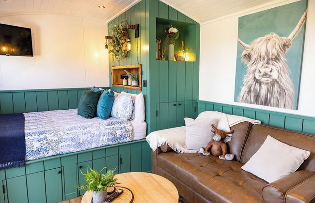 Willows Rest - 1 Bed Shepherd's Hut - Pentlepoir - Foto 10