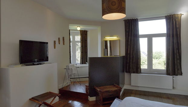 Lavish Castle in Thimister With Turkish Steambath, Sauna - Foto 2, Habitación