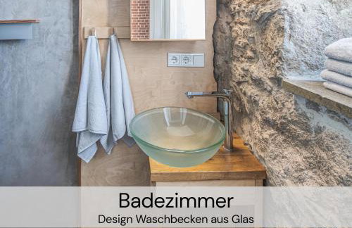 HexenburgbeiDresden mit Faßsauna Stylishes Designerappartement mit Schlafsofa, Terrasse - Nähe Sächsische Schweiz Dresden - Foto 15