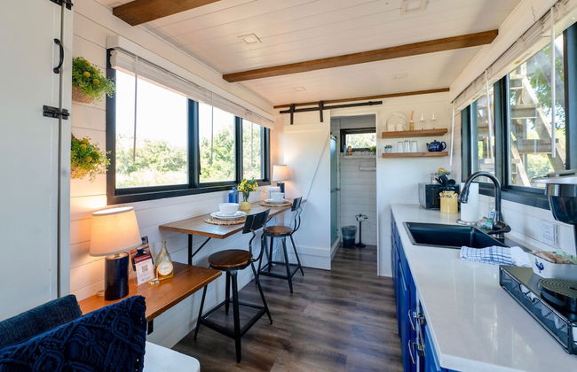 Yellow Blue Elegant Container Tiny House - Foto 40