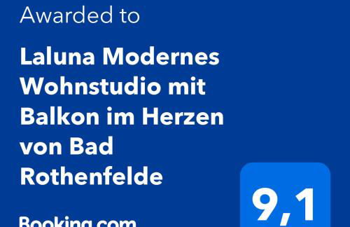 Laluna Modernes Wohnstudio mit Balkon im Herzen von Bad Rothenfelde - Foto 19