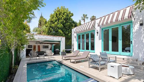 Luxury 4BR Villa with Private Pool in Los Angeles Crescent Heights - Photo 1, sunbed