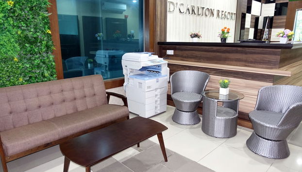 Zona de estar del vestíbulo