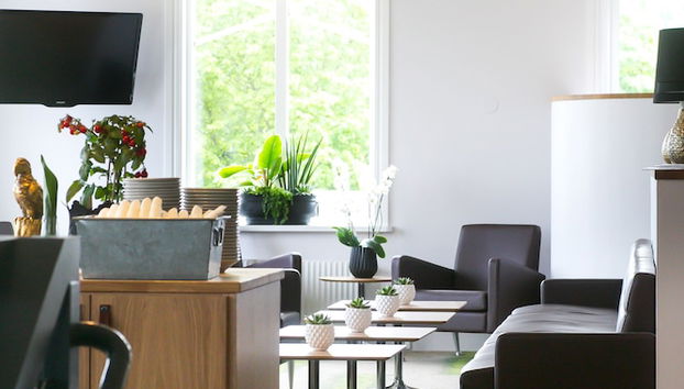 Zona de estar del vestíbulo