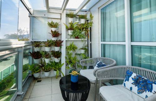 Frente Mar no Recreio com Varanda Privativa Ideal para Família - Foto 36