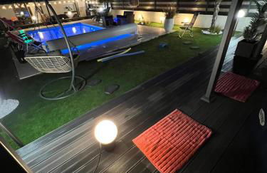 Maison avec piscine chauffée jacuzzi a1 heure paris 10 mn du centre ville - Photo 29