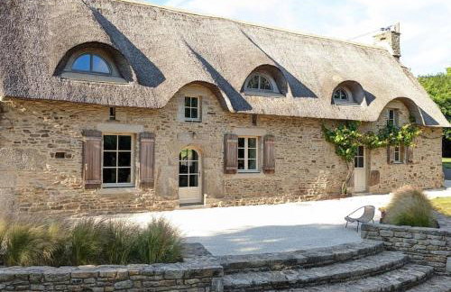 Maison typique bretonne avec toit de chaume - Foto 4