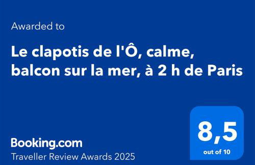 Le clapotis de l'Ô, calme, balcon sur la mer, à 2 h de Paris - Foto 8
