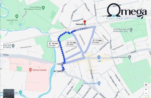 Double Room with a shared Kitchen and bathroom in a 5-Bedroom House at Hanwell - Photo 13