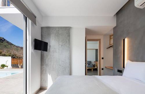 Cyan Viewpoint House near Lake Kourna - Foto 59