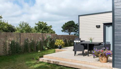 Résidence Les Trois Mâts à Trestel, en bord de mer, sur la Côte de Granit Rose - Foto 2, Garden, Garden view