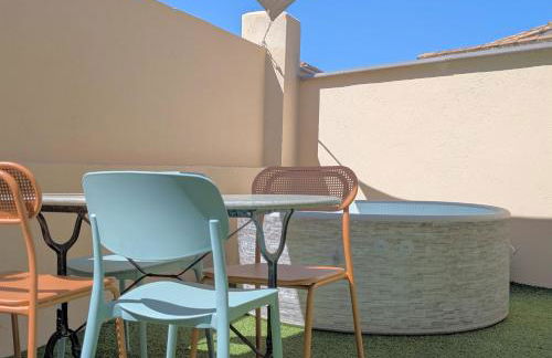 151 - Terrasse & Jacuzzi, Rue Trivalle, Pied de la cité de Carcassonne - Climatisation, Netflix, Fibre - Foto 26