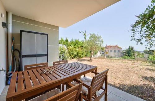 Lovely 1BR with garden, private parking & Sea View - Foto 6