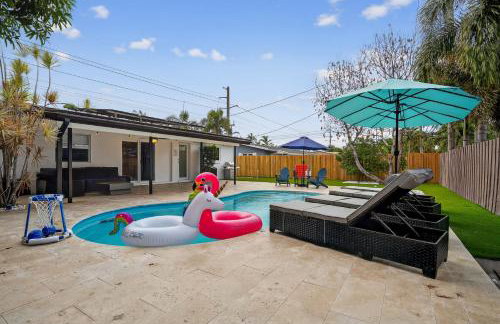 Heated Pool Villa with Mini Golf & Game Room Fort Lauderdale - Foto 15