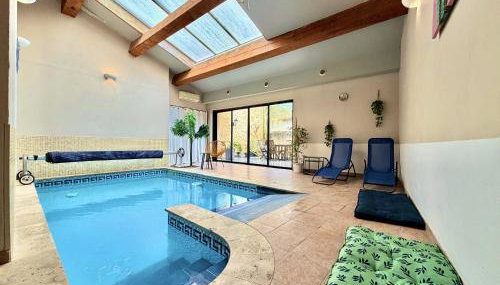 " L'Écrin de Lalie " Piscine chauffée - Clim - TV - Foto 3, sunbed