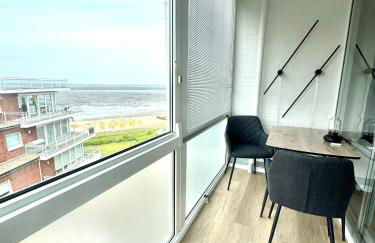 Traumhafte Ferienwohnung - direkter Meerblick - 50m zum Strand in Cuxhaven Duhnen in 1A Lage im Haus Seehütte - Foto 6