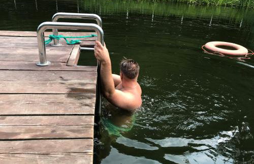 Leśniczówka domek balia sauna jeziorka w lesie na wyłączność - Foto 17