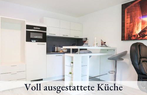 Relax-Apartment Biberach - Relax Massagesessel - Smart-TV 85 Zoll - voll ausgestattete Küche - High-Speed Internet - Arbeitsplatz mit Curved Monitor - Foto 6